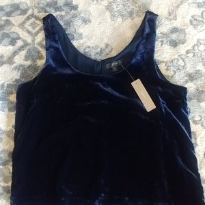 J.Crew Velvet Tank Top
